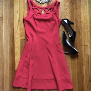 White House Black Market - stunning red dress